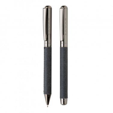 Logotrade promotional merchandise image of: Recycled leather pen set