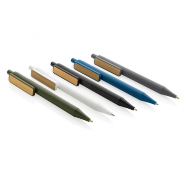Logotrade corporate gift image of: GRS RABS pen with bamboo clip