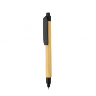 Logo trade promotional products image of: Write responsible recycled paper barrel pen