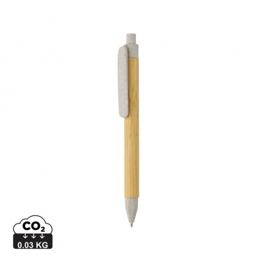 Logotrade promotional gift image of: Write responsible recycled paper barrel pen