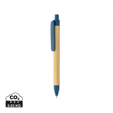 Logotrade promotional products photo of: Write responsible recycled paper barrel pen