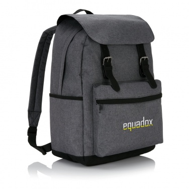 Logo trade advertising product photo of: Laptop backpack with magnetic buckle straps