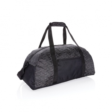 Logo trade business gifts image of: AWARE™ RPET Reflective weekend bag