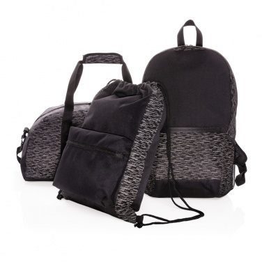Logo trade business gifts image of: AWARE™ RPET Reflective weekend bag