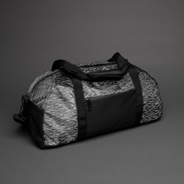 Logo trade business gift photo of: AWARE™ RPET Reflective weekend bag