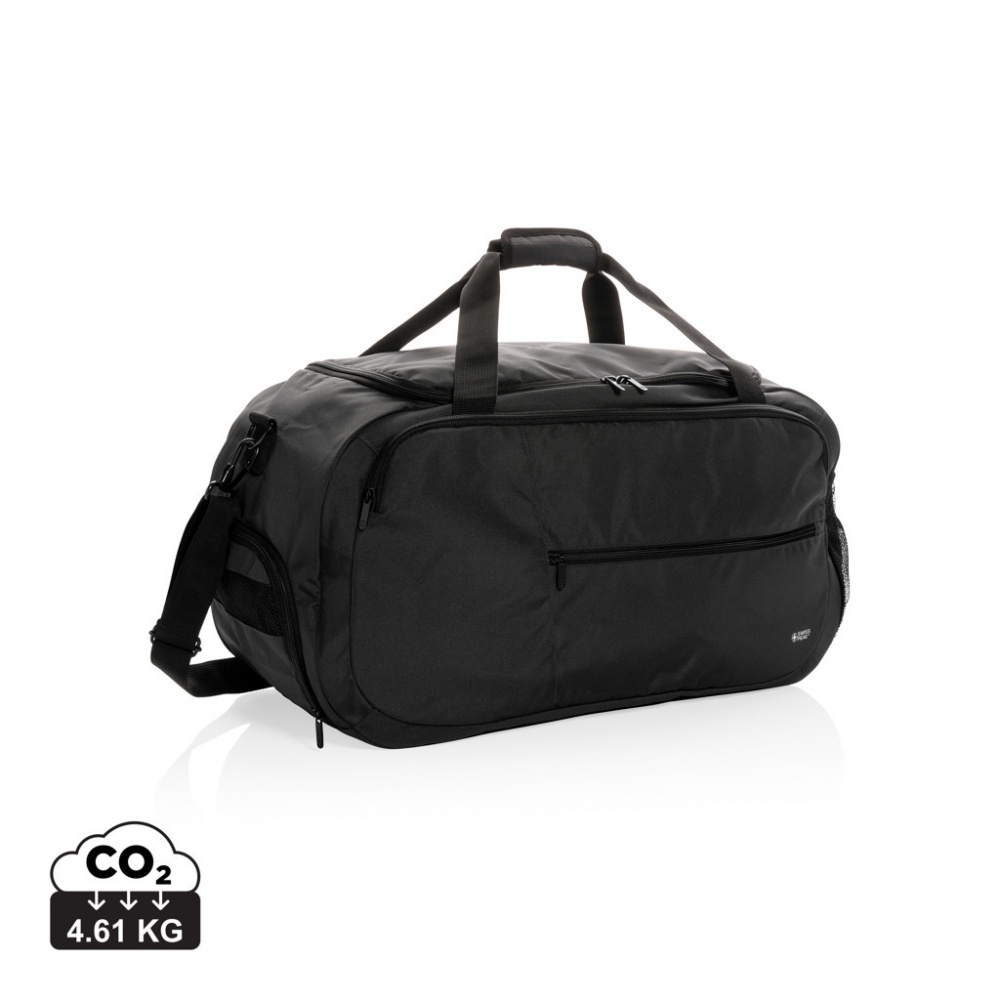 Logotrade promotional item picture of: Swiss Peak AWARE™ RPET sports duffel bag