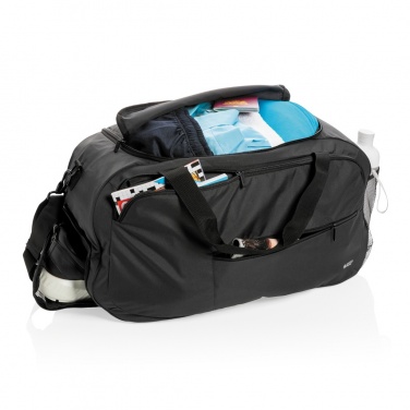 Logo trade promotional items image of: Swiss Peak AWARE™ RPET sports duffel bag