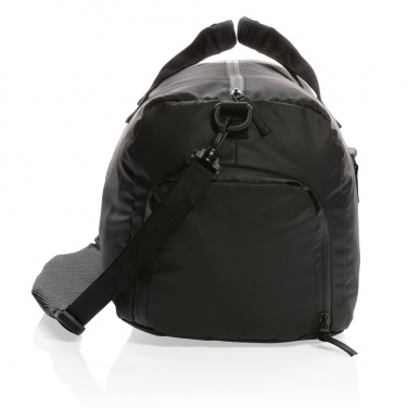 Logo trade promotional gifts picture of: Fashion black weekend bag PVC free