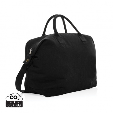 Logo trade promotional items picture of: Kezar AWARE™ 500 gsm recycled canvas deluxe weekend bag