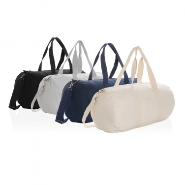 Logo trade corporate gift photo of: Impact Aware™ 285gsm rcanvas duffel bag undyed
