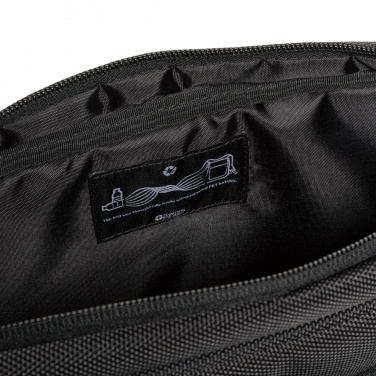 Logotrade promotional giveaway image of: Swiss Peak RPET Voyager RFID 15.6" laptop bag