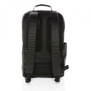 Logo trade promotional products image of: Fashion black 15.6" laptop backpack PVC free