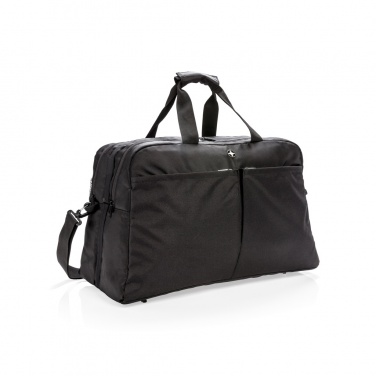 Logo trade corporate gift photo of: Swiss Peak RFID duffle with suitcase opening