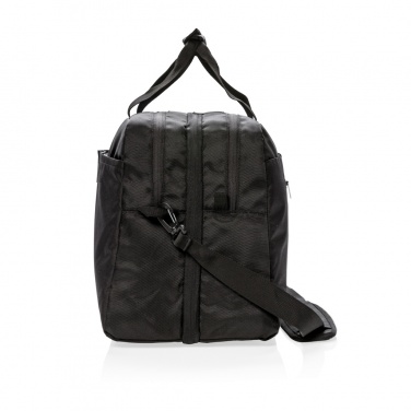 Logotrade promotional item image of: Swiss Peak RFID duffle with suitcase opening