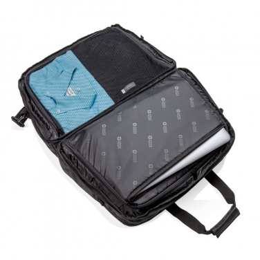 Logotrade promotional merchandise picture of: Swiss Peak RFID duffle with suitcase opening