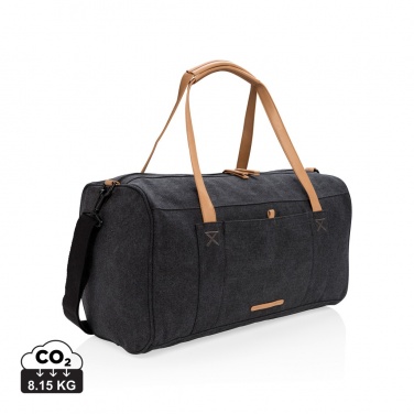 Logotrade advertising product picture of: Canvas travel/weekend bag PVC free