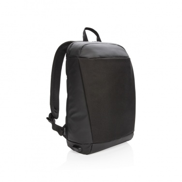 Logo trade promotional product photo of: Madrid anti-theft RFID USB laptop backpack PVC free