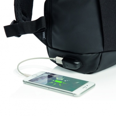 Logotrade promotional item picture of: Madrid anti-theft RFID USB laptop backpack PVC free