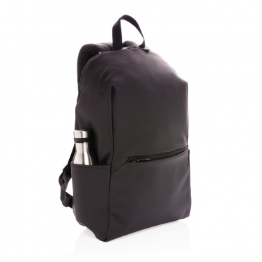 Logo trade promotional product photo of: Smooth PU 15.6"laptop backpack