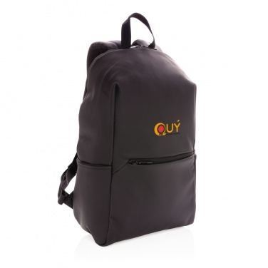 Logo trade corporate gifts picture of: Smooth PU 15.6"laptop backpack