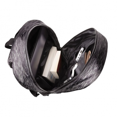 Logotrade promotional product picture of: AWARE™ RPET Reflective laptop backpack