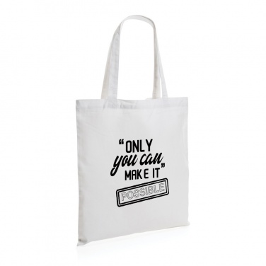 Logotrade promotional product image of: Impact AWARE™ Recycled cotton tote 145g