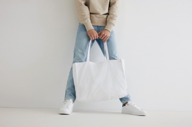 Logo trade advertising products picture of: Impact AWARE™ Recycled cotton shopper 145g