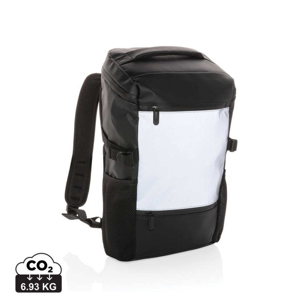 Logotrade corporate gifts photo of: PU high visibility easy access 15.6" laptop backpack
