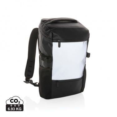 Logotrade business gifts photo of: PU high visibility easy access 15.6" laptop backpack