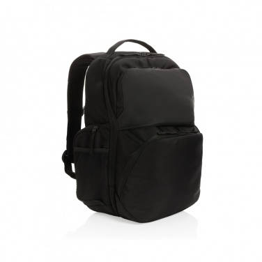 Logotrade promotional gift picture of: Swiss Peak AWARE™ RPET 15.6 inch commuter backpack