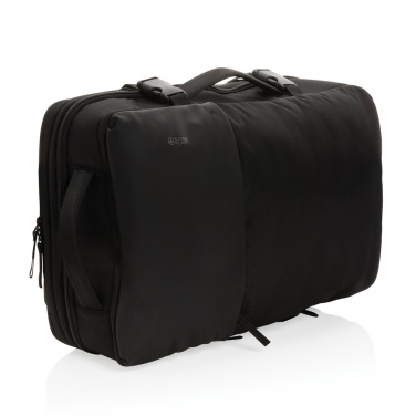 Logo trade promotional products image of: Swiss Peak AWARE™ RPET 15.6' expandable weekend backpack