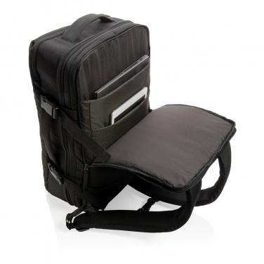 Logotrade corporate gift image of: Swiss Peak AWARE™ RPET 15.6' expandable weekend backpack
