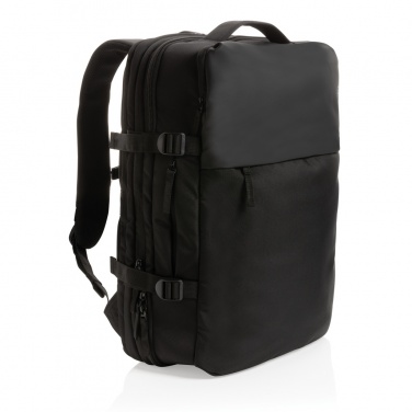 Logo trade promotional products picture of: Swiss Peak AWARE™ RPET 15.6' expandable weekend backpack