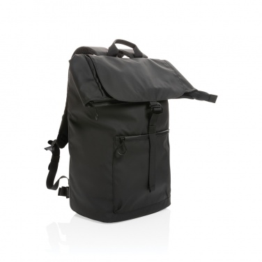 Logo trade promotional products picture of: Impact AWARE™ RPET water resistant 15.6" laptop backpack