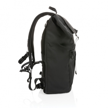 Logo trade business gifts image of: Impact AWARE™ RPET water resistant 15.6" laptop backpack