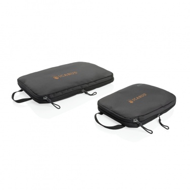 Logo trade promotional giveaway photo of: Swiss Peak Ridge AWARE™ RPET compression travel cubes 2pc
