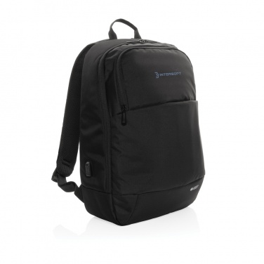 Logo trade promotional merchandise picture of: Swiss Peak AWARE™ modern 15.6" laptop backpack