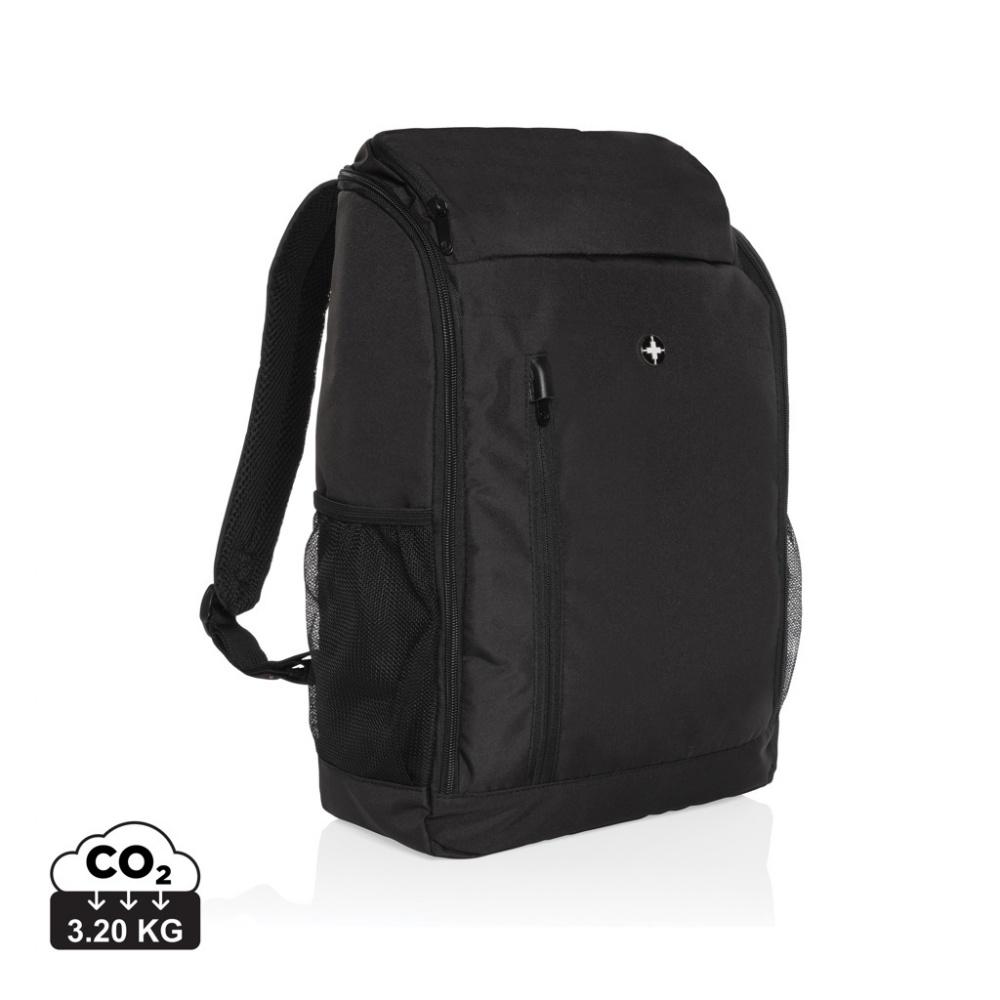 Logotrade promotional product image of: Swiss Peak AWARE™ easy access 15.6'' laptop backpack