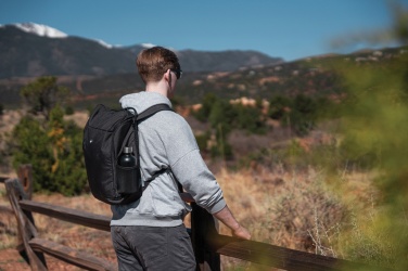 Logotrade promotional merchandise photo of: Swiss Peak AWARE™ easy access 15.6'' laptop backpack