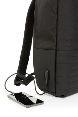 Logotrade promotional giveaway picture of: Swiss Peak AWARE™ RFID anti-theft 15.6'' laptop backpack