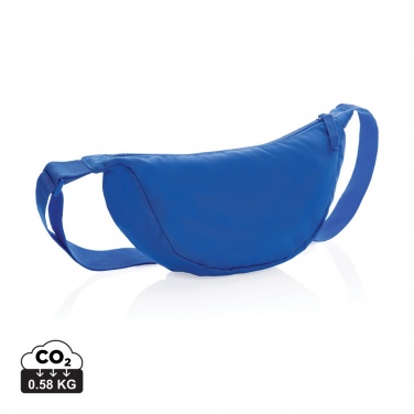 Logo trade promotional items image of: Crescent AWARE™ RPET half moon sling bag