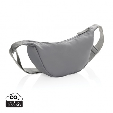 Logo trade promotional gifts image of: Crescent AWARE™ RPET half moon sling bag