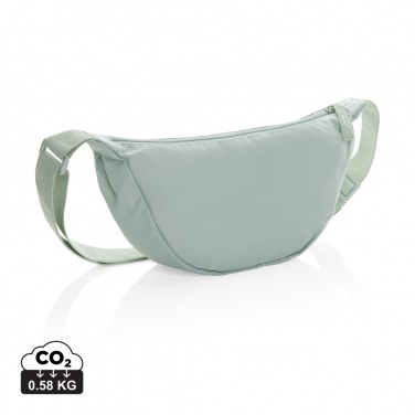 Logo trade promotional merchandise image of: Crescent AWARE™ RPET half moon sling bag