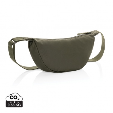 Logo trade promotional merchandise picture of: Crescent AWARE™ RPET half moon sling bag