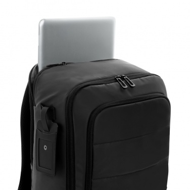 Logo trade promotional gifts image of: Armond AWARE™ RPET 15.6 inch deluxe laptop backpack