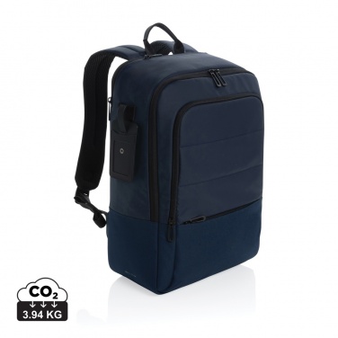 Logo trade business gift photo of: Armond AWARE™ RPET 15.6 inch deluxe laptop backpack
