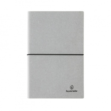 Logo trade promotional product photo of: A5 recycled leather notebook