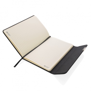 Logo trade advertising product photo of: Swiss Peak deluxe A5 notebook and pen set