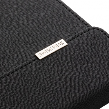 Logotrade promotional item picture of: Swiss Peak deluxe A5 notebook and pen set