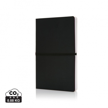 Logo trade promotional merchandise picture of: Deluxe softcover A5 notebook